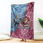 New South Wales And Queensland Blanket Cockroaches With Frogs Aboriginal Art