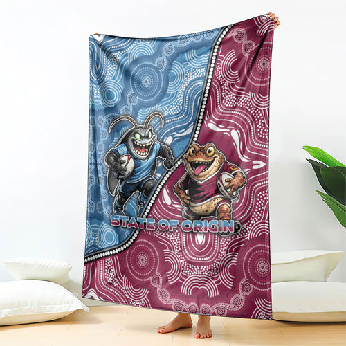 New South Wales And Queensland Blanket Cockroaches With Frogs Aboriginal Art