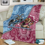 New South Wales And Queensland Blanket Cockroaches With Frogs Aboriginal Art