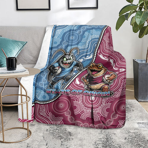 New South Wales And Queensland Blanket Cockroaches With Frogs Aboriginal Art