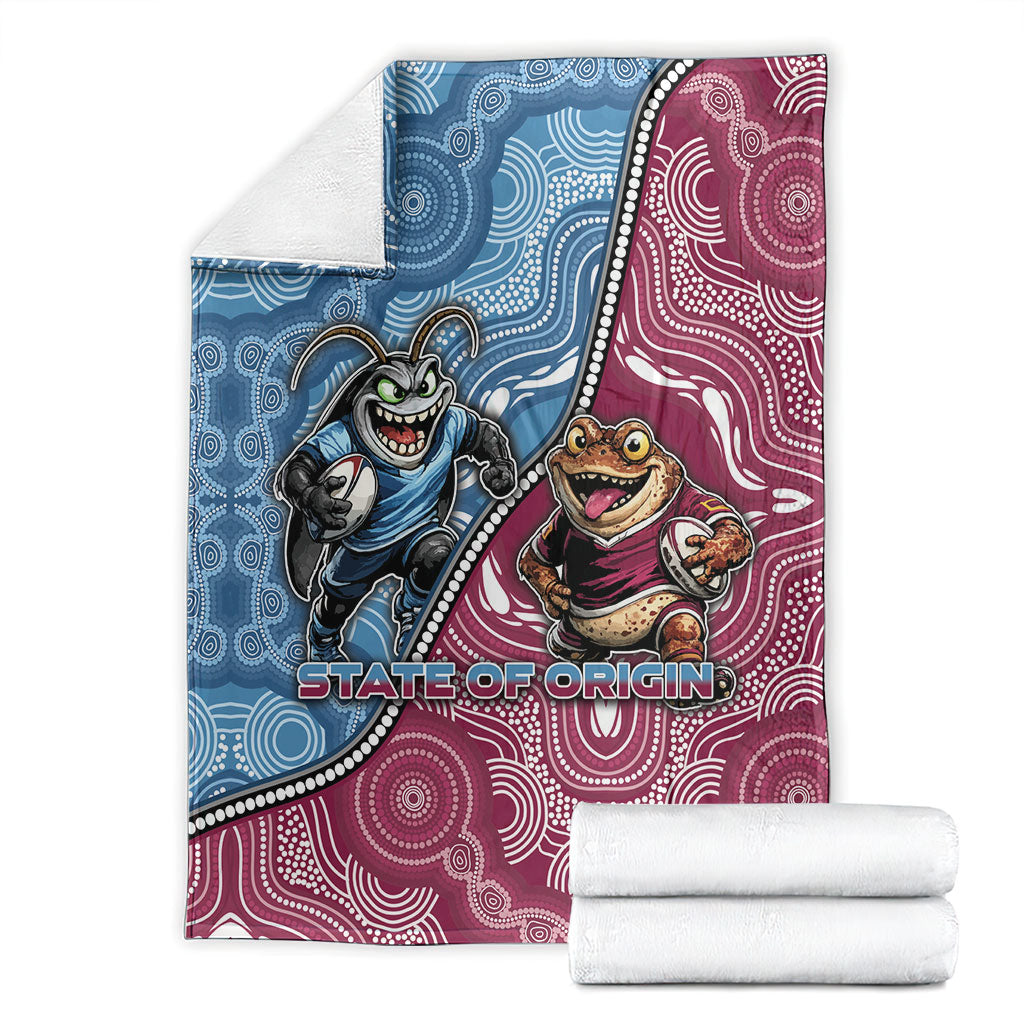 New South Wales And Queensland Blanket Cockroaches With Frogs Aboriginal Art