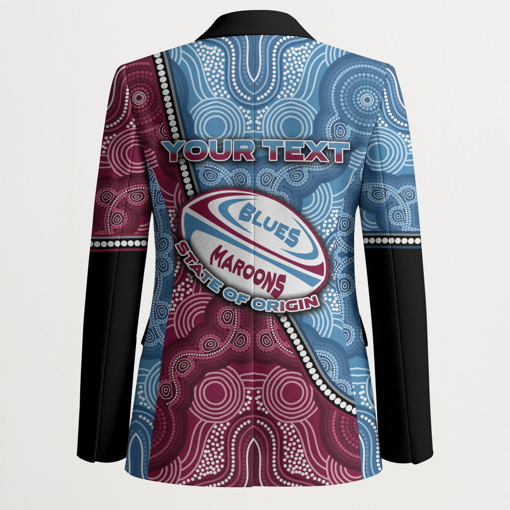 Personalised New South Wales And Queensland Blazer Cockroaches With Frogs Aboriginal Art
