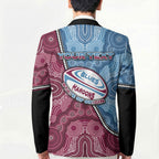 Personalised New South Wales And Queensland Blazer Cockroaches With Frogs Aboriginal Art