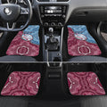 Personalised New South Wales And Queensland Car Mats Cockroaches With Frogs Aboriginal Art