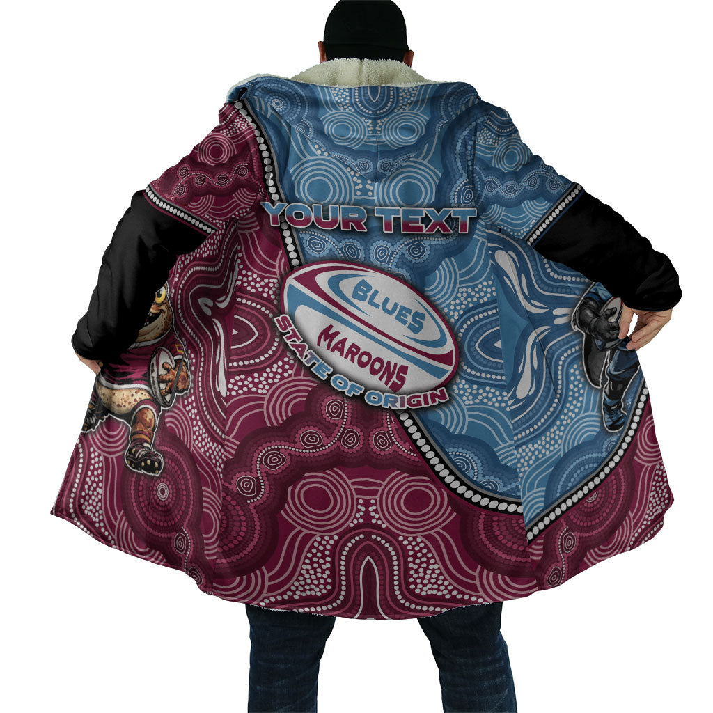 Personalised New South Wales And Queensland Cloak Cockroaches With Frogs Aboriginal Art