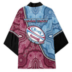 Personalised New South Wales And Queensland Kimono Cockroaches With Frogs Aboriginal Art