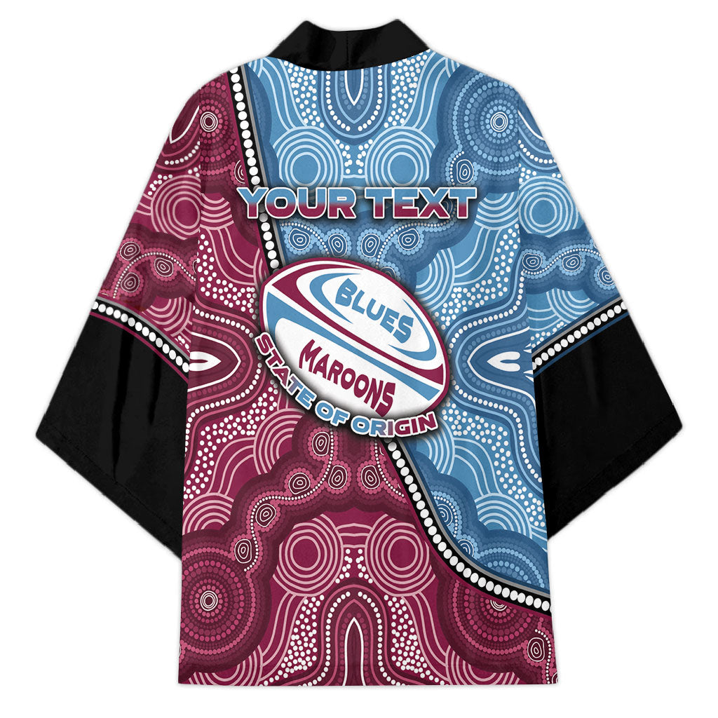 Personalised New South Wales And Queensland Kimono Cockroaches With Frogs Aboriginal Art