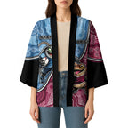 Personalised New South Wales And Queensland Kimono Cockroaches With Frogs Aboriginal Art