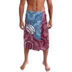 Personalised New South Wales And Queensland Lavalava Cockroaches With Frogs Aboriginal Art