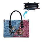New South Wales And Queensland Leather Bag Cockroaches With Frogs Aboriginal Art