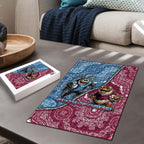 New South Wales And Queensland Puzzle Cockroaches With Frogs Aboriginal Art