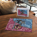 New South Wales And Queensland Puzzle Cockroaches With Frogs Aboriginal Art