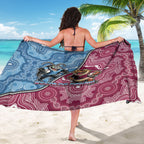 New South Wales And Queensland Sarong Cockroaches With Frogs Aboriginal Art