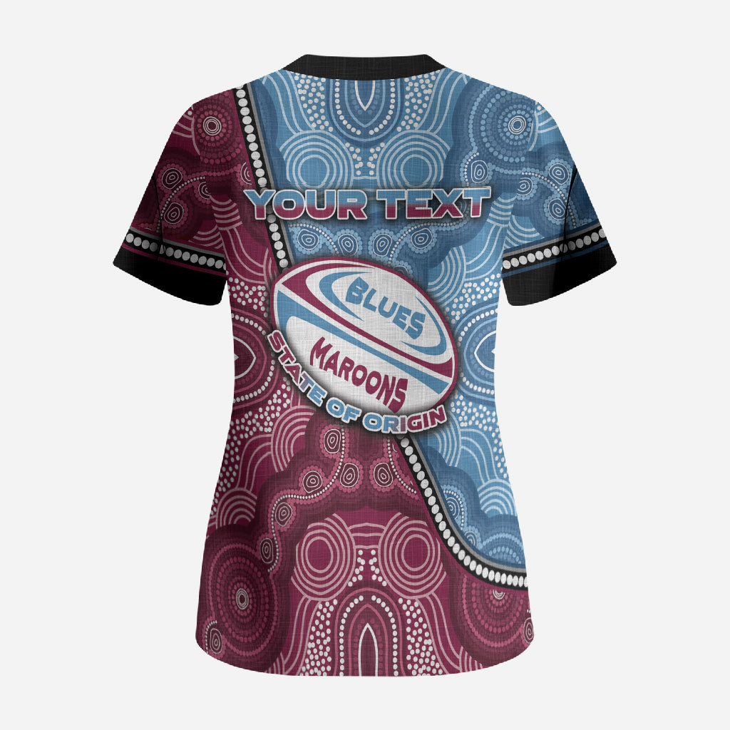 Personalised New South Wales And Queensland Scrub Top Cockroaches With Frogs Aboriginal Art
