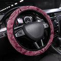 New South Wales And Queensland Steering Wheel Cover Cockroaches With Frogs Aboriginal Art