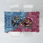 New South Wales And Queensland Tablecloth Cockroaches With Frogs Aboriginal Art