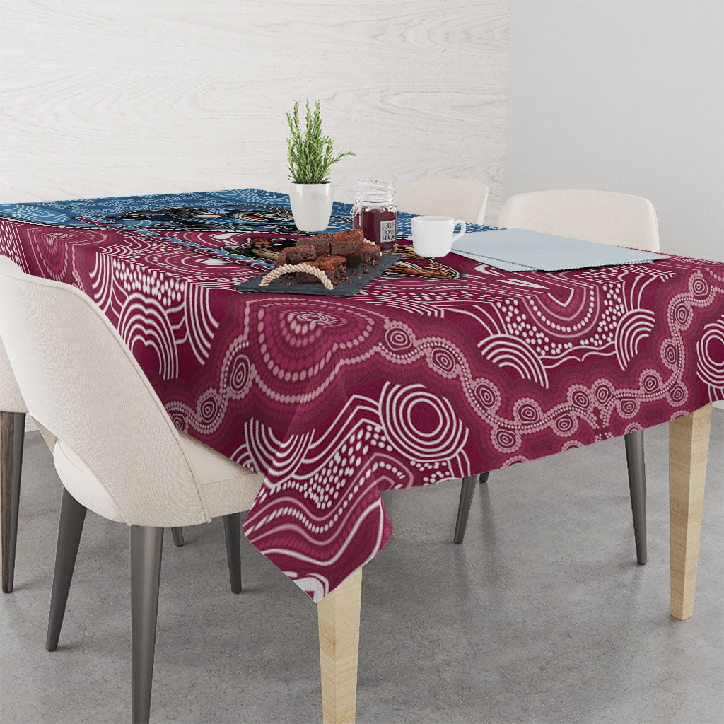 New South Wales And Queensland Tablecloth Cockroaches With Frogs Aboriginal Art