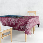 New South Wales And Queensland Tablecloth Cockroaches With Frogs Aboriginal Art