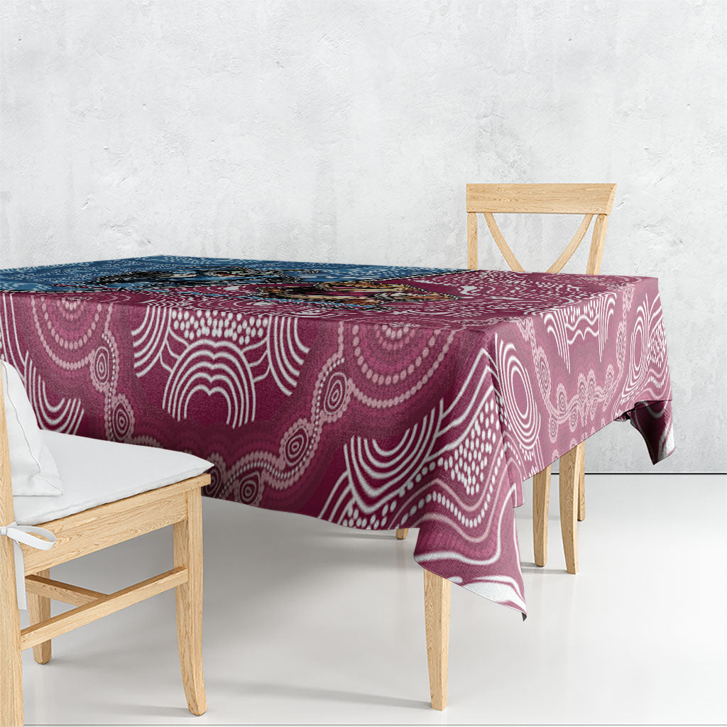 New South Wales And Queensland Tablecloth Cockroaches With Frogs Aboriginal Art