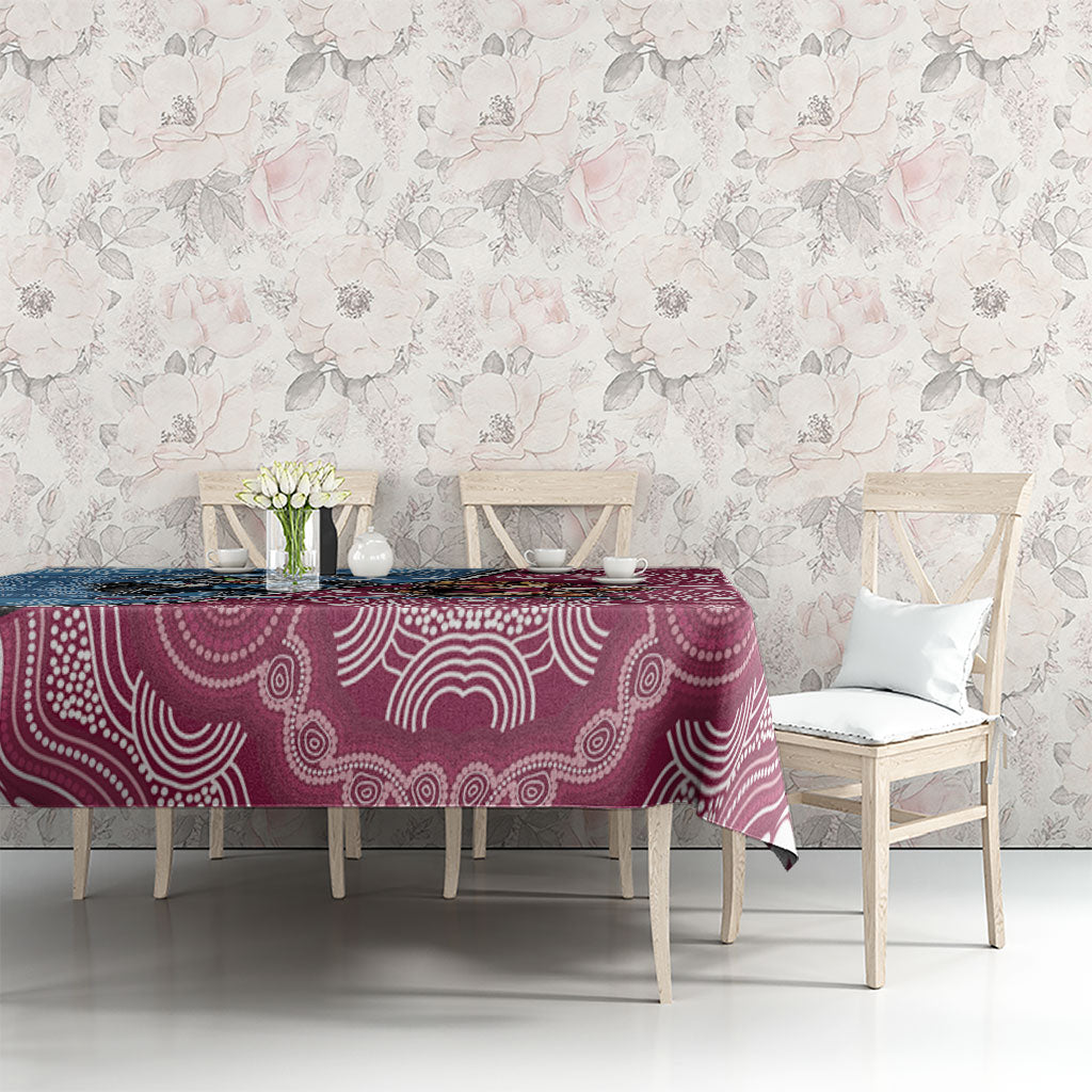 New South Wales And Queensland Tablecloth Cockroaches With Frogs Aboriginal Art