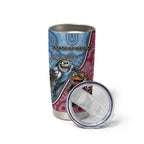 Personalised New South Wales And Queensland Tumbler Cup Cockroaches With Frogs Aboriginal Art