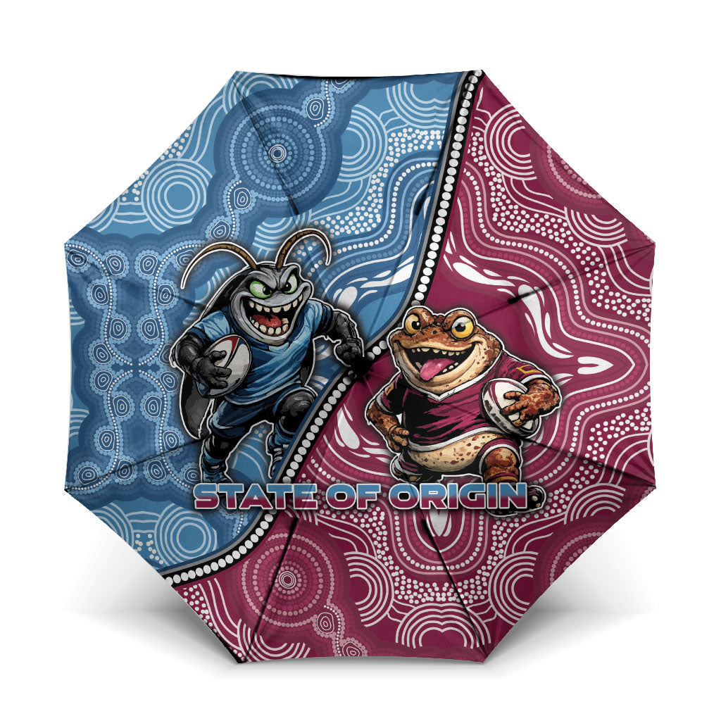 New South Wales And Queensland Umbrella Cockroaches With Frogs Aboriginal Art
