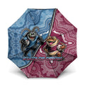 New South Wales And Queensland Umbrella Cockroaches With Frogs Aboriginal Art