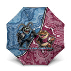 New South Wales And Queensland Umbrella Cockroaches With Frogs Aboriginal Art