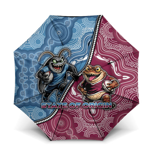 New South Wales And Queensland Umbrella Cockroaches With Frogs Aboriginal Art