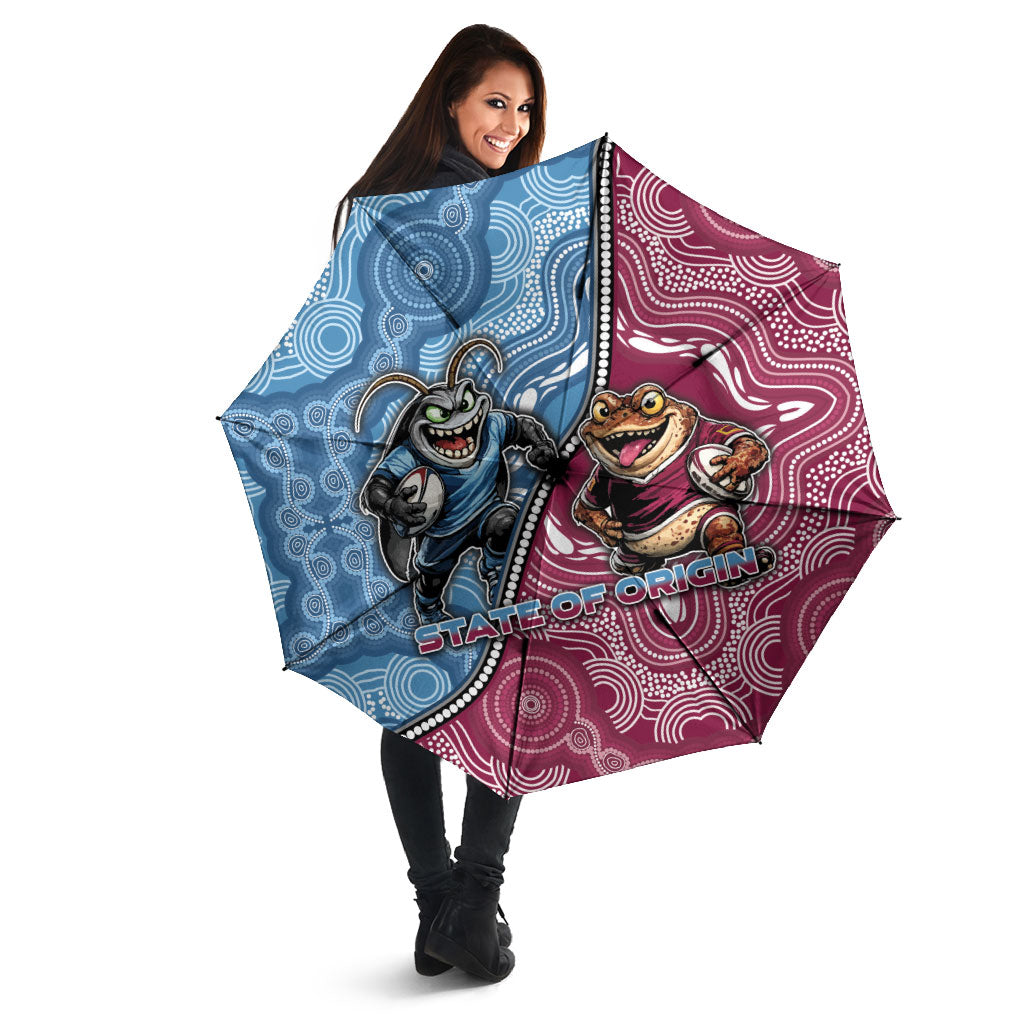 New South Wales And Queensland Umbrella Cockroaches With Frogs Aboriginal Art