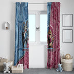 New South Wales And Queensland Window Curtain Cockroaches With Frogs Aboriginal Art