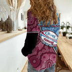 Personalised New South Wales And Queensland Women Casual Shirt Cockroaches With Frogs Aboriginal Art
