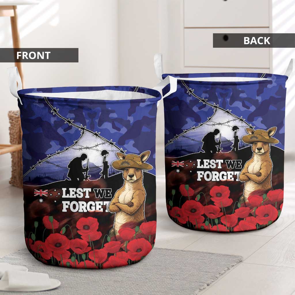 ANZAC Day Laundry Basket Lest We Forget