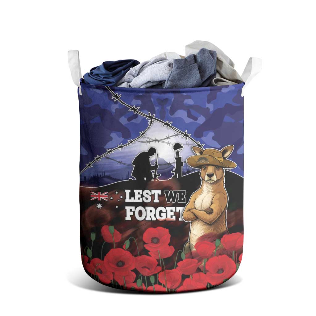 ANZAC Day Laundry Basket Lest We Forget