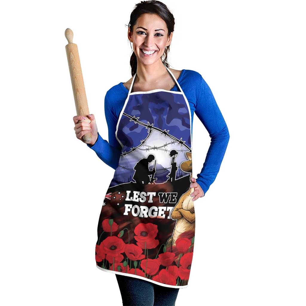 ANZAC Day Apron Lest We Forget