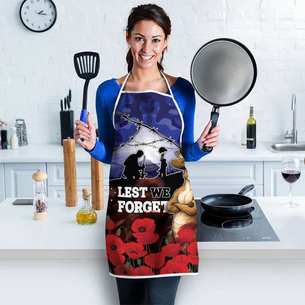 ANZAC Day Apron Lest We Forget