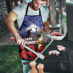 ANZAC Day Apron Lest We Forget