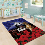 ANZAC Day Area Rug Lest We Forget