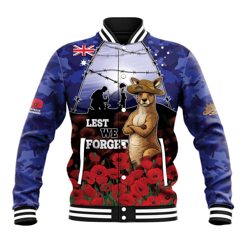 ANZAC Day Baseball Jacket Lest We Forget