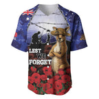 ANZAC Day Baseball Jersey Lest We Forget