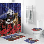 ANZAC Day Bathroom Set Lest We Forget