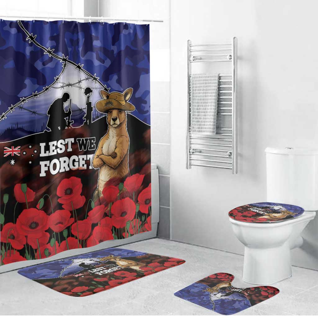 ANZAC Day Bathroom Set Lest We Forget