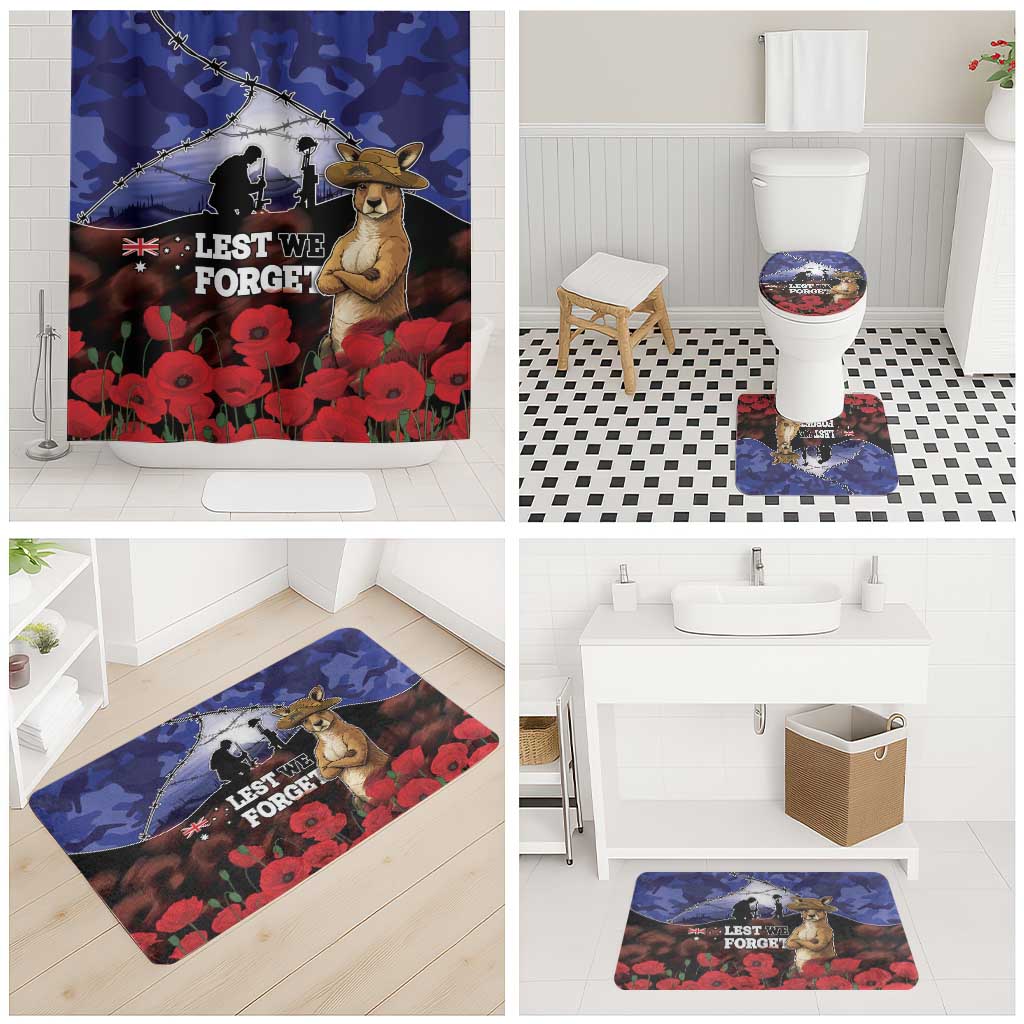 ANZAC Day Bathroom Set Lest We Forget