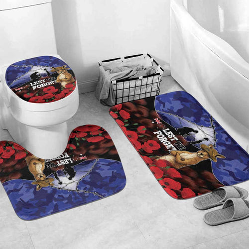 ANZAC Day Bathroom Set Lest We Forget