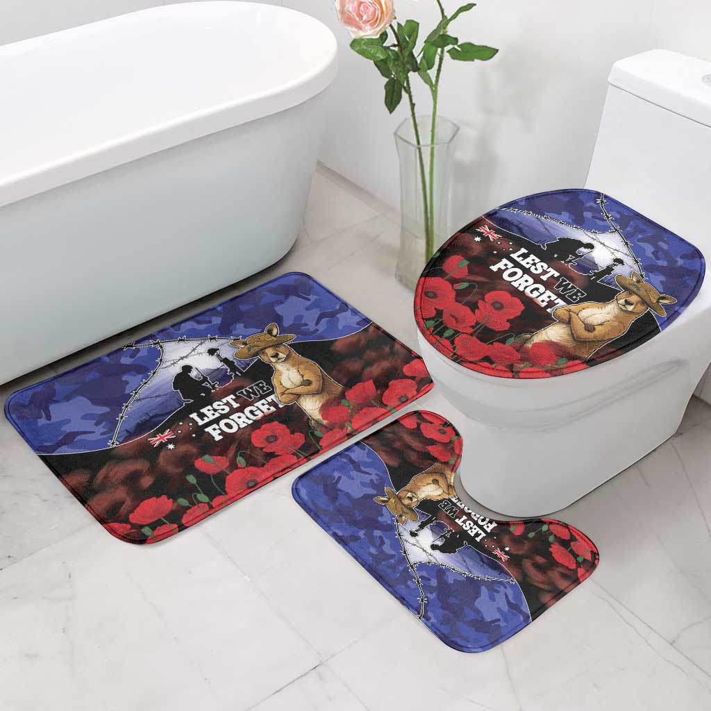 ANZAC Day Bathroom Set Lest We Forget
