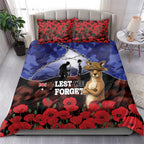 ANZAC Day Bedding Set Lest We Forget