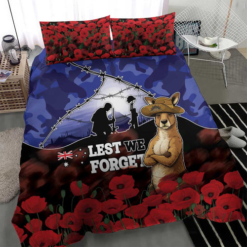 ANZAC Day Bedding Set Lest We Forget
