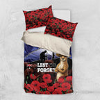 ANZAC Day Bedding Set Lest We Forget