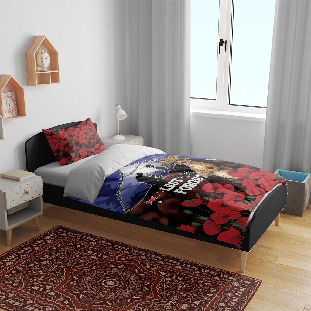 ANZAC Day Bedding Set Lest We Forget