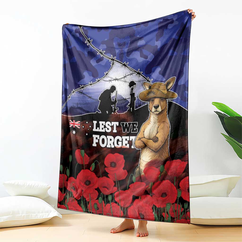 ANZAC Day Blanket Lest We Forget